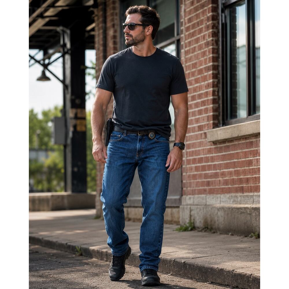 Vertx Defiance Tactical Jeans Blue — Size 38x32 - Picture 10 of 11